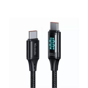 کابل تبدیل Type-C به Type-C با نمایشگر دیجیتال مک دودو مدل Mcdodo CA-1100