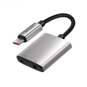 مبدل Type_C به جک 3.5 میلیمتری AUX و Type-C مک دودو مدل Mcdodo CA-5050